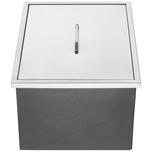 Contenitore per Ghiaccio Commerciale in Acciaio Inox da 40 Qt, 22"L X 17"W X 12"H, per Cucina Esterna e Presentazioni - Product Image 1