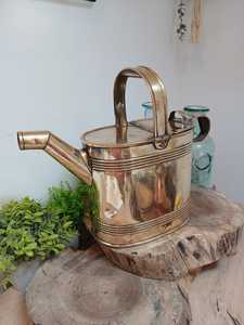 Arrosoir en acier inoxydable avec bec en laiton, outil de jardinage durable, écologique, 1,5 L, vase à fleurs violet, jardin d'intérieur - Product Image 2
