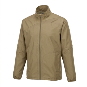 Chaqueta cortavientos elegante y cálida con cremallera de tamaño personalizable, chaquetas delgadas a prueba de viento para hombre. - Product Image 5