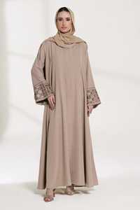 Abaya de Estilo Modesto para Mujer, Hecha en Fábrica, con Cuentas, Conjunto de Abaya Musulmana para Mujer, Estilo Dubái - Product Image 2