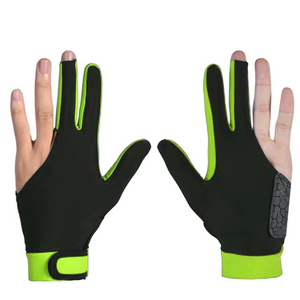 Guante de Billar Ajustable, Ligero, de Alta Elasticidad, de Secado Rápido, Transpirable, de Tres Dedos, Unisex - Product Image 1
