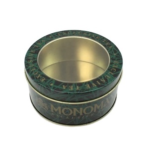 Bán buôn 150ml tinplate Hộp quà tặng trong suốt Thiết kế cửa sổ cho Kẹo sô cô la bánh quy bù đắp in ấn thực phẩm cấp vật liệu - Product Image 5