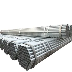 Tubo de acero galvanizado/tubo de acero redondo galvanizado por inmersión en caliente/tubo GI tubo de acero pre galvanizado tubo galvanizado