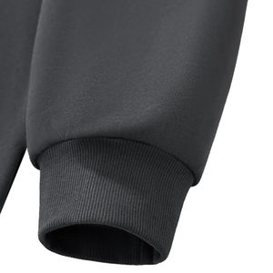 เสื้อฮู้ดดี้สไตล์อเมริกัน หนัก 420GSM ลายบาติกสีน้ำเงินฟอก ลุคดิสเทรส ทรงหลวม แต่งลายคอลลาจ แนวมหาวิทยาลัย สำหรับผู้ชาย ทันสมัย - Product Image 4