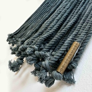 Tapiz de Macramé Vertical con Borlas, Arte Rectangular con Tema de Naturaleza, Decoración para el Hogar, para Sala de Estar - Product Image 6