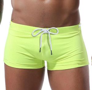 Men's Quick Dry Nylon Sport <b>Shorts</b> Mid Waist Drawstring Solid Color Knitted Casual Board <b>Shorts</b> with <b>Zippers</b> - Product Image 1