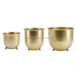 กระถางต้นไม้โลหะตั้งพื้นสำหรับกลางแจ้งและกลางแจ้ง - Product Image 2