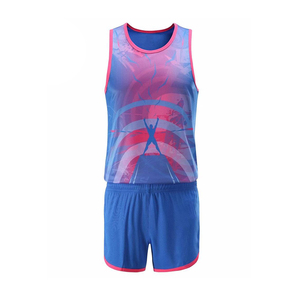 Conjunto Deportivo para Mujer, Camiseta sin Mangas Azul Degradado con Pantalones Cortos de Cintura Elástica, Absorbe la Humedad, para Tenis - Product Image 6