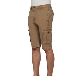 Pantalones Cortos Casuales para Hombre de Aspecto Genuino, Tejido Transpirable 100% Algodón, Cintura Elástica Media, Diseño Elegante - Product Image 1
