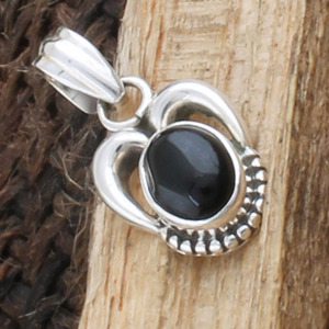 Handmade Black Onyx Pendant <b>925</b> <b>Sterling</b> <b>Silver</b> Natural Gemstone Jewelry Vintage Oval Onyx Pendant for Women <b>Men</b> Wholesale - Product Image 1