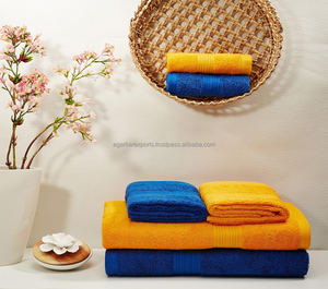 ชุดผ้าขนหนูอาบน้ำคอตตอน 6 ผืน ขายส่ง – ผ้าขนหนูซับน้ำได้ดีเยี่ยม 500 GSM แห้งเร็ว พร้อมโลโก้สั่งทำ - Product Image 4