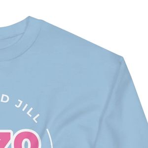 เสื้อสเวตเชิ้ตคอกลมสีชมพูยูนิเซ็กซ์ แจ็คแอนด์จิล รุ่น 1938 ลายวงกลม JJ เนื้อผ้านุ่มสบาย แขนยาว สวมใส่ได้ทุกวัน สไตล์ลำลอง ขายส่งเสื้อผ้า - Product Image 6