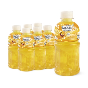 Nhu Cầu Cao Đồ Uống Nata De Coco Đồ Uống 30% Xoài Nước Trái Cây Với Dừa Thạch 320Ml Chai Sunsmile Thương Hiệu Việt Nam Nhà Máy Giá - Product Image 1