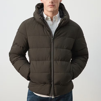 Veste d'hiver matelassée unie pour homme, style doudoune, haute qualité, grande taille, pour l'extérieur, vente en gros