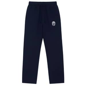 Knit Jogger <b>Pants</b> Navy Casual Sweatpants Elastic Waist <b>Lounge</b> Wear Soft Knit Trousers Relaxed Fit for Men <b>Women</b> - Product Image 2
