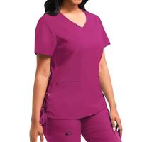 Tenues médicales personnalisables en coton pour médecins et infirmières, uniformes cliniques tissés, ensembles pour hôpitaux, vente en gros