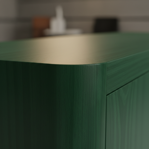 Aparador de Roble Macizo con Bordes Suaves, 4 Puertas, Ecológico, con Diseño Moderno - Product Image 3