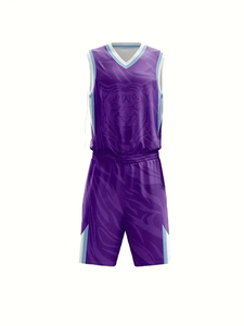 Uniforme de Baloncesto Transpirable de Alta Calidad en Oferta, Tallas Grandes, Personalizable para Adultos, Servicio OEM, Absorbe la Humedad 100% - Product Image 6