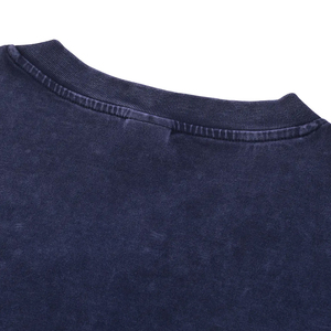 Summer Vintage Distressed Washed Men Women Oversized <b>T</b>-shirts V Neck Custom Your Own Front 100% Cotton Heavyweight Acid Wash - Product Image 6