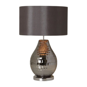 Lámpara de Mesa de Bronce con Textura Martillada en Forma de Calabaza, con Pantalla de Lino Natural, Iluminación para el Hogar, para Sala de Estar y Dormitorio, Venta al Por Mayor - Product Image 5