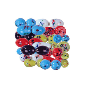 Handmade India Multi-Color Lampwork Glass Drop <b>Beads</b> for Fashion Jewelry Making with Crystal Box Packing Wholesale - Product Image 1