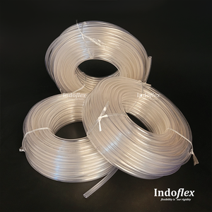 Tube en PVC de qualité alimentaire Ascent India, 6 mm ID x 7,5 mm OD, tube transparent cristallin - Product Image 1
