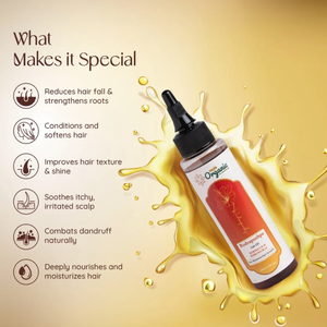 Huile capillaire ayurvédique 100 ml avec hibiscus et bhringraj et design personnalisé - Product Image 3