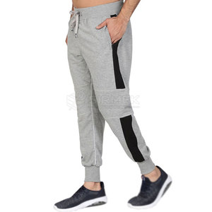 Low MOQ <b>Men</b> Spandex/Polyester <b>Trousers</b> <b>Elastic</b> Waistband Relaxed Fit Breathable Eco-Friendly Fleece Fabric Perfect for Casual - Product Image 3