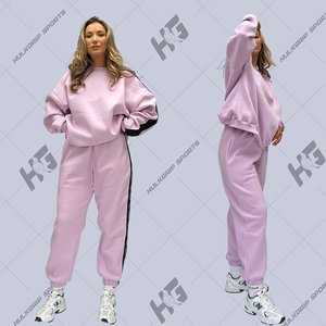 Pantalones Deportivos Unisex Personalizados Color Lila, Cintura Alta Elástica, 100% Algodón, Ligeros y Transpirables - Product Image 1