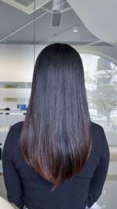 Perruque en cheveux humains vierges vietnamiens Remy, 100% soyeux, lisse, 30 pouces, longueur de mèches pour femmes noires, trame simple - Product Image 4