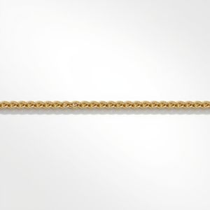 Chaîne de collier classique en or massif 18 carats couleur or blanc avec pierres précieuses de luxe pour fabricant OEM/ODM certifié - Product Image 6