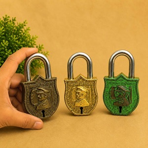 Marshal Sir Thomas Padlock Antique Patina Padlock Unique Design <b>Locks</b> Working <b>Lock</b> with Durable Polished Finish Two Main Key - Product Image 4