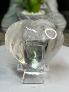 Corazón hinchado de cuarzo transparente de cristal curativo Natural de la mejor calidad, cristales al por mayor, corazones de piedras preciosas, compra de AGATE AAMEENA - Product Image 4