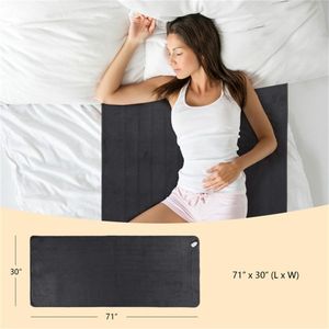 Coprimaterasso Elettrico Super King con 5 Impostazioni di Calore e Spegnimento Automatico Dopo 8 Ore, Lavabile in Lavatrice, Tappetino Riscaldato in Flanella (71"x30") - Product Image 4