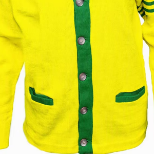 Custom logos and colors v- neck <b>Cardigan</b> Sweater Personalized Embroidered Knit <b>Cardigan</b> for School, Colleges and universities - Product Image 3
