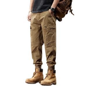 New Premium Collection <b>Summer</b> Multi-Pocket Jogger Lightweight <b>Men's</b> Pants Cargo 100% Cotton <b>Men</b> Casual <b>Trousers</b> - Product Image 3