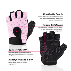 Gants de protection sportifs universels avec protection de la paume - Imperméables et respirants, antidérapants pour la course à pied, le cyclisme et le tennis - Product Image 3