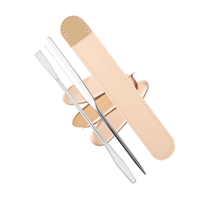 Makeup Mixing Tray Spatula Metal Mirror For Beauty Salon Cream Liquid <b>Foundation</b> Mixing Palette 10 Pcs Makeup Spatula Sets - Product Image 5