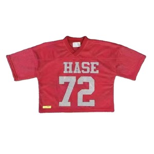 Custom Streetwear Football Jersey Oversized <b>Soccer</b> Shirt Breathable Mesh Sublimation Sports Apparel - Product Image 5