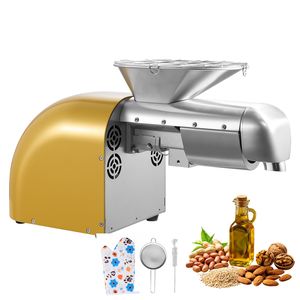 Presse à huile électrique automatique 1250W, capacité 11 LBS/H, 220V, pour l'extraction d'huile de graines, usage domestique et commercial - Product Image 1
