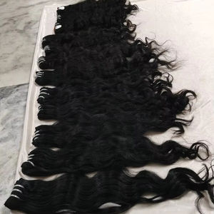 Cutícula alineados pelos crudos sin procesar 100% pelo indio virgen barato, extensión de cabello humano indio onda del cuerpo Premium - Product Image 6