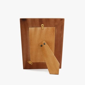 Wooden Chevron Photo <b>Frame</b> Rectangle Handmade Elegant Desktop Display India Origin Vertical Orientation - Product Image 2