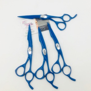 Tijeras Azules Japonesas para Peluquería, Tijeras Rectas Afiladas de Acero Inoxidable de 6 Pulgadas, Tijeras Rectas de Alta Calidad con Logotipo Personalizado - Product Image 6