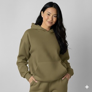 Sudadera con Capucha Deportiva para Mujer 2026, Estilo Atlético, Cómoda, de Algodón, Manga Larga - Product Image 1