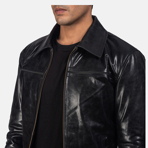 Veste en cuir pour homme, best-seller du printemps, sur mesure, nouveau style, prix de gros raisonnable, haute qualité, respirante, coupe-vent - Product Image 5