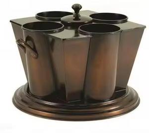 Bol à champagne de luxe en argent, fait main, pour vin et glace, idéal pour les fêtes et la décoration intérieure, à prix abordable - Product Image 4