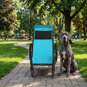 Remolque para Bicicleta KS-6200 para Perros Grandes, de Aluminio, con Suspensión Independiente, Ligero y Fácil de Plegar, el Compañero Perfecto para Actividades al Aire Libre - Product Image 2