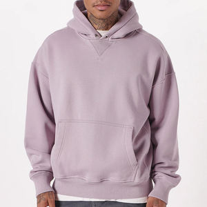 High Quality Clush Industries CI-MH-0001 Polyester/Cotton Unisex Heavy Pullover Hoodie <b>Thermal</b> <b>Fleece</b> Pocket Quick Dry - Product Image 3