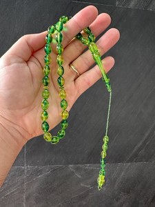 Tasbih de Resina de Moda para la Oración Religiosa Musulmana y Reflexión del Ramadán, Rosarios Hechos a Mano, Tasbih Colorido - Product Image 5