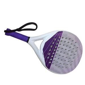 Raquette de padel personnalisée de haute qualité en fibre de carbone, face en carbone 18K, OEM ODM, filet en nylon EVA, fabriquée au Pakistan, faible MOQ - Product Image 4